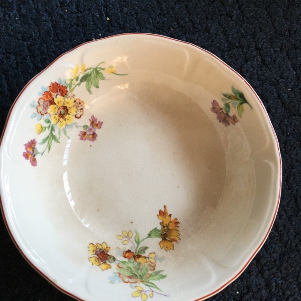 Vintage Dinner Bowls, Plate, and Salt and Pepper Shakers - Picture 3 of 14